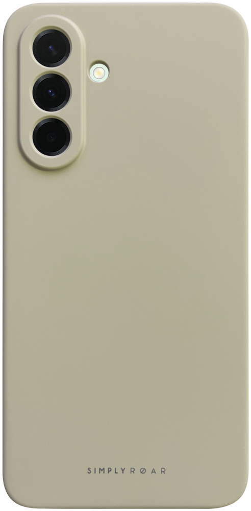 Samsung Galaxy A36 5G (SM-A366B/DS) szilikon tok gyári ROAR kameravédővel púder fehér