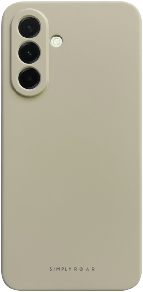 Samsung Galaxy A36 5G (SM-A366B/DS) szilikon tok gyári ROAR kameravédővel púder fehér