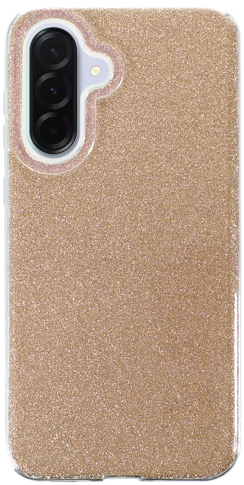 Samsung Galaxy A36 5G (SM-A366B/DS) szilikon tok csillogó hátlap arany