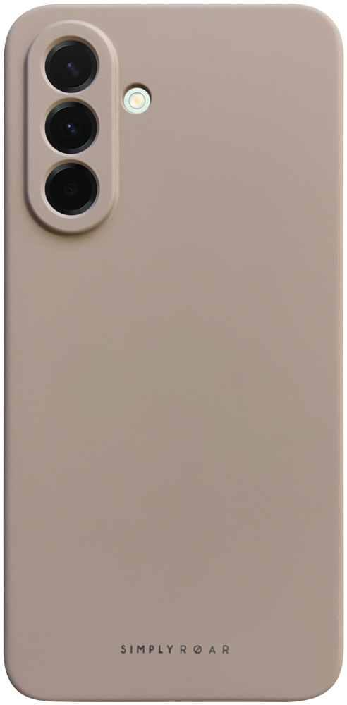 Samsung Galaxy A36 5G (SM-A366B/DS)  szilikon tok gyári ROAR kameravédővel púderszínű