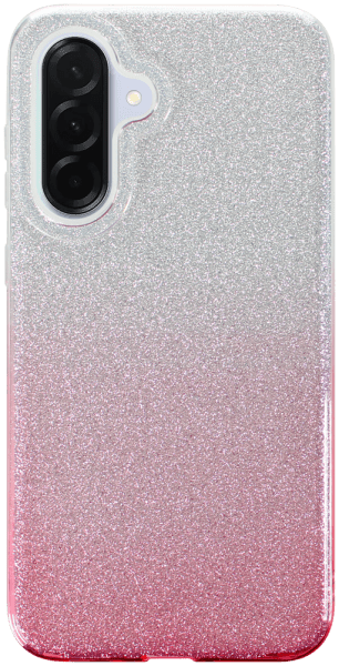 Samsung Galaxy A36 5G (SM-A366B/DS) szilikon tok csillogó hátlap rózsaszín/ezüst