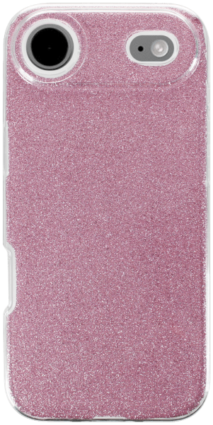 Apple iPhone 17 Air szilikon tok csillogó hátlap rózsaszín