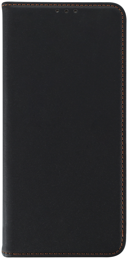 Xiaomi Redmi Note 14 Pro 4G oldalra nyíló flipes bőrtok valódi bőr fekete