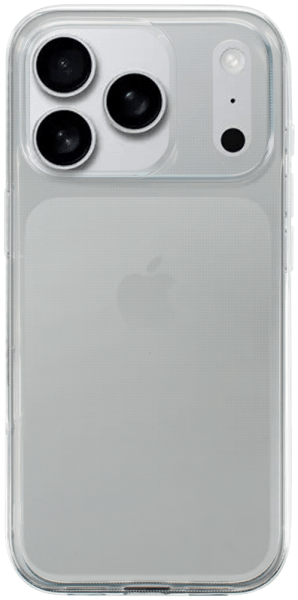 Apple iPhone 17 Pro szilikon tok közepesen ütésálló átlátszó