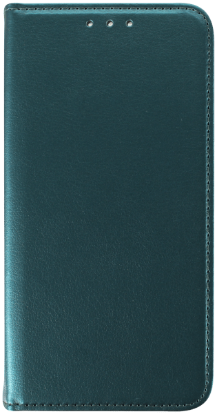 Apple iPhone 17 Pro oldalra nyíló flipes bőrtok asztali tartó funkciós sötétzöld