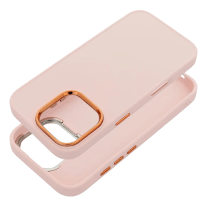 Apple iPhone 17 Air FRAME szilikon tok púder rózsaszín