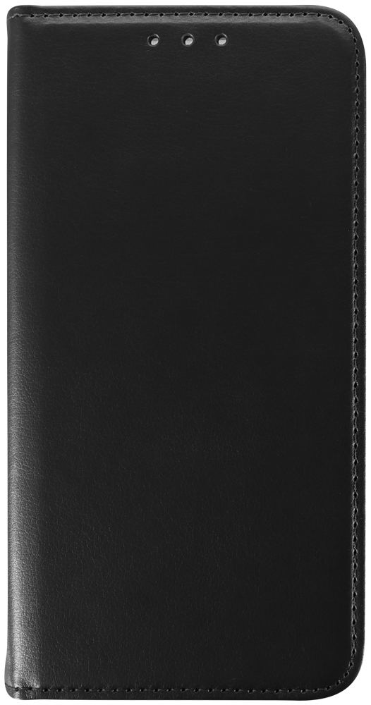 Apple iPhone 17 Pro oldalra nyíló flipes bőrtok asztali tartó funkciós fekete