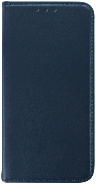 Apple iPhone 17 oldalra nyíló flipes bőrtok asztali tartó funkciós sötétkék