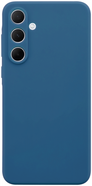 Samsung Galaxy A35 5G (SM-A356B) szilikon tok kameravédővel matt sötétkék