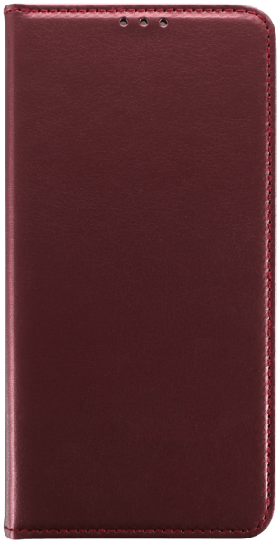 Samsung Galaxy A15 5G (SM-A156B) oldalra nyíló flipes bőrtok asztali tartó funkciós bordó