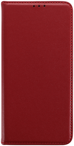 Samsung Galaxy A15 5G (SM-A156B) oldalra nyíló flipes bőrtok valódi bőr piros