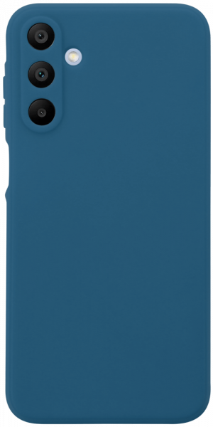 Samsung Galaxy A15 (SM-A155F) szilikon tok kameravédővel matt sötétkék