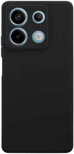 Xiaomi Redmi Note 13 5G szilikon tok kameravédővel matt fekete