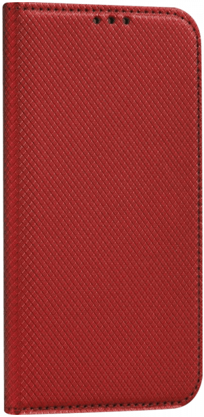 Xiaomi 14T Pro oldalra nyíló flipes bőrtok rombusz mintás piros