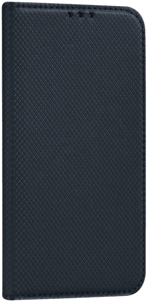 Samsung Galaxy A70s (SM-A707F) oldalra nyíló flipes bőrtok rombusz mintás fekete