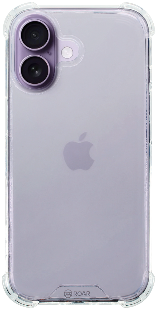 Apple iPhone 17 kemény hátlap gyári ROAR légpárnás sarok  átlátszó