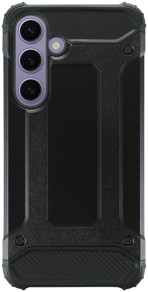 Samsung Galaxy S24 (SM-S921B) ütésálló tok légpárnás sarkas, hibrid Forcell Armor fekete