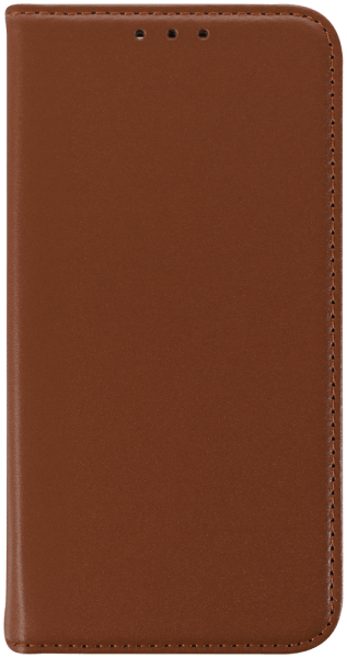 Apple iPhone 17 Pro oldalra nyíló flipes bőrtok valódi bőr barna