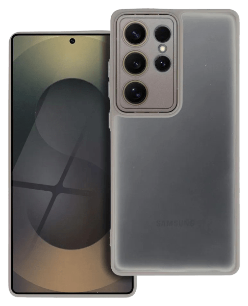 Samsung Galaxy S25 Ultra (SM-S938B) szilikon tok kemény hátlap VARIETE szürke