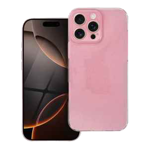 Apple iPhone 16 Pro Max szilikon tok csillogó rózsaszín