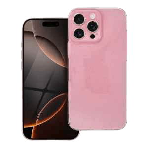 Apple iPhone 16 Pro Max szilikon tok csillogó rózsaszín