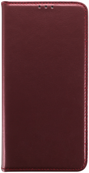 Samsung Galaxy A15 5G (SM-A156B) oldalra nyíló flipes bőrtok asztali tartó funkciós bordó