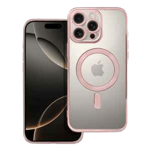 Apple iPhone 16 Pro Max kemény hátlap gyári MagSafe - Electro Mag Cover rozéarany