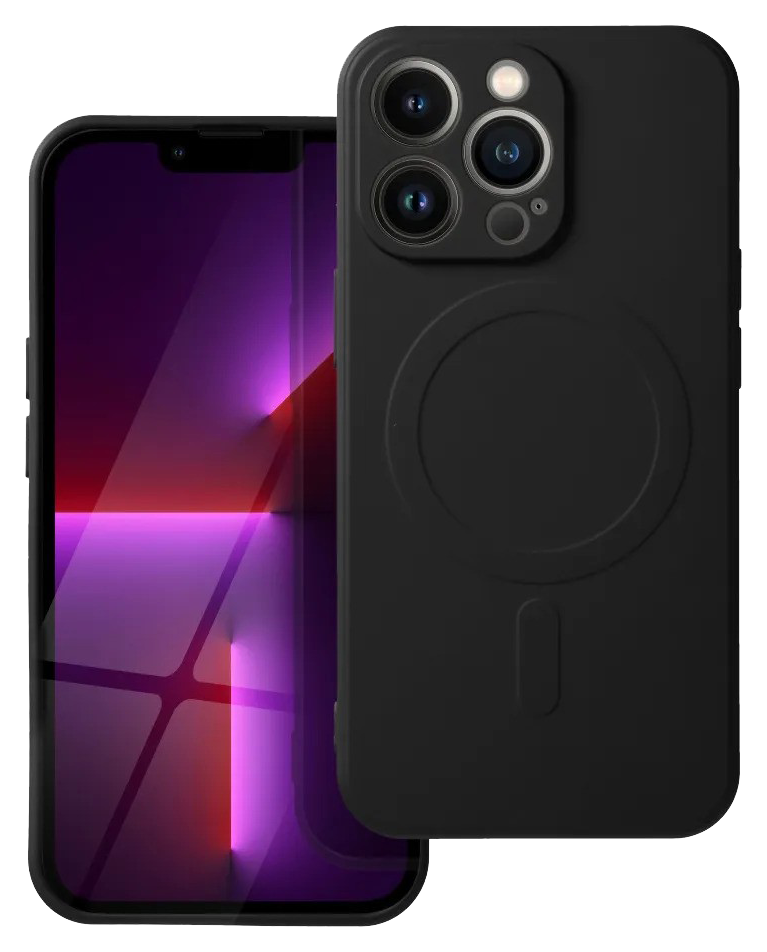 Apple iPhone 17 Pro szilikon tok gyári MagSafe kameravédővel fekete