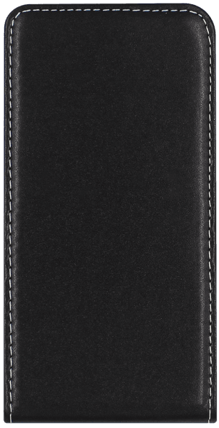 Samsung Galaxy A20e (SM-A202F) lenyíló flipes bőrtok fekete