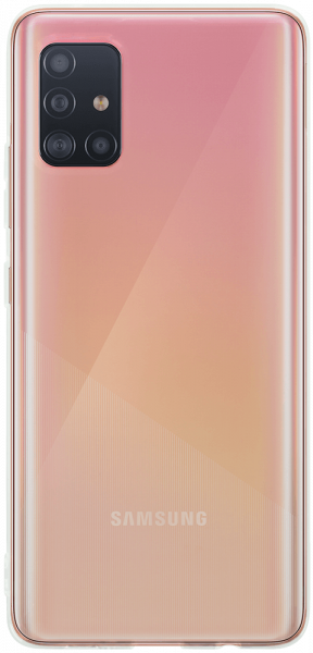 Samsung Galaxy A51 (SM-A515F) szilikon tok közepesen ütésálló átlátszó