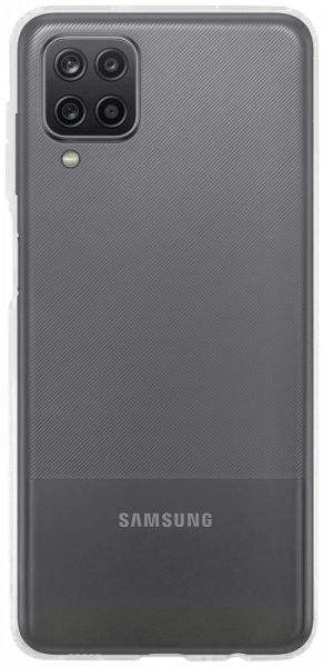 Samsung Galaxy A12 (SM-A125F) szilikon tok közepesen ütésálló kameravédővel átlátszó