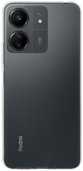 Xiaomi Redmi 13C szilikon tok közepesen ütésálló kameravédővel átlátszó