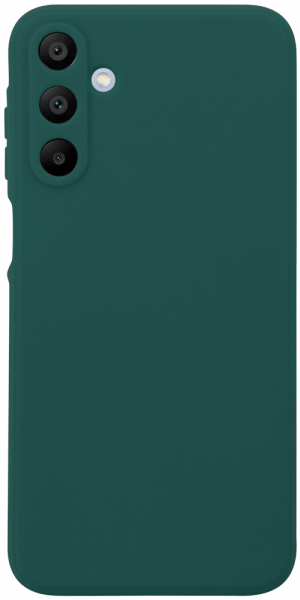 Samsung Galaxy A15 5G (SM-A156B) szilikon tok kameravédővel matt sötétzöld