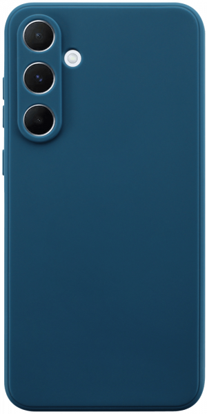 Samsung Galaxy A55 5G (SM-A556B) szilikon tok kameravédővel matt sötétkék