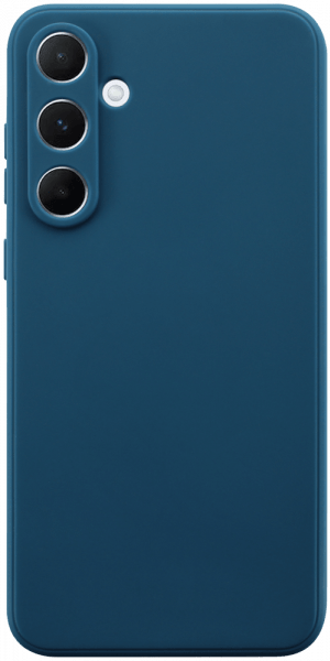 Samsung Galaxy A55 5G (SM-A556B) szilikon tok kameravédővel matt sötétkék