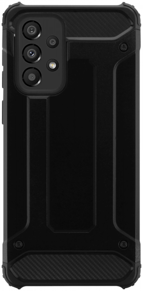 Samsung Galaxy A33 5G (SM-A336) ütésálló tok légpárnás sarkas, hibrid Forcell Armor fekete