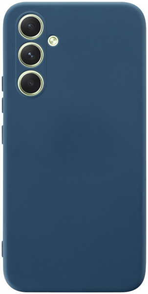 Samsung Galaxy A54 (SM-A546B) szilikon tok kameravédővel matt sötétkék