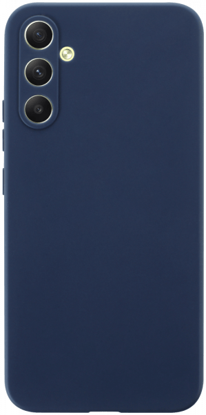 Samsung Galaxy A34 (SM-A346B) szilikon tok kameravédővel matt sötétkék