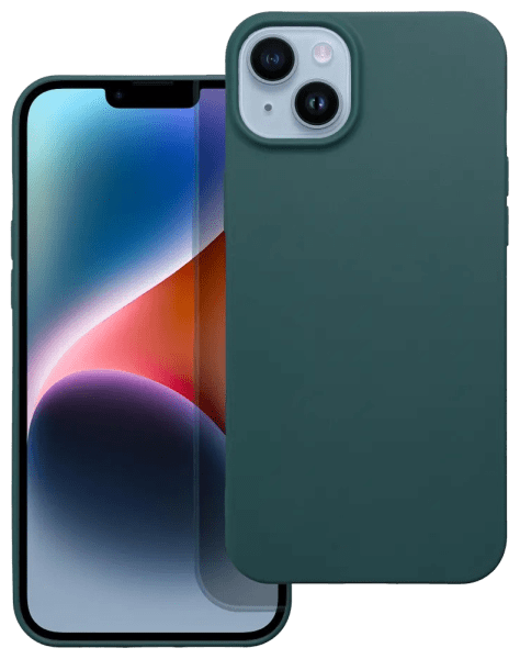 Samsung Galaxy A17 4G (SM-A175F) szilikon tok kameravédővel matt sötétzöld