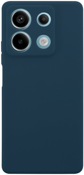 Xiaomi Redmi Note 13 5G szilikon tok kameravédővel matt sötétkék