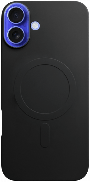 Apple iPhone 16 Plus szilikon tok gyári MagSafe fekete