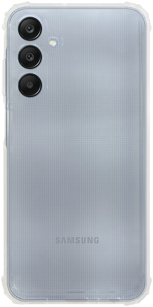 Samsung Galaxy A25 5G (SM-A256B) szilikon tok közepesen ütésálló légpárnás sarok kameravédővel átlátszó