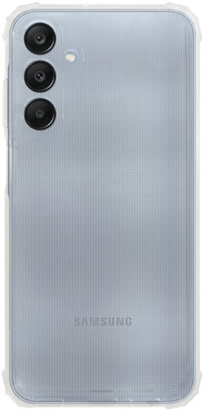 Samsung Galaxy A25 5G (SM-A256B) szilikon tok közepesen ütésálló légpárnás sarok kameravédővel átlátszó