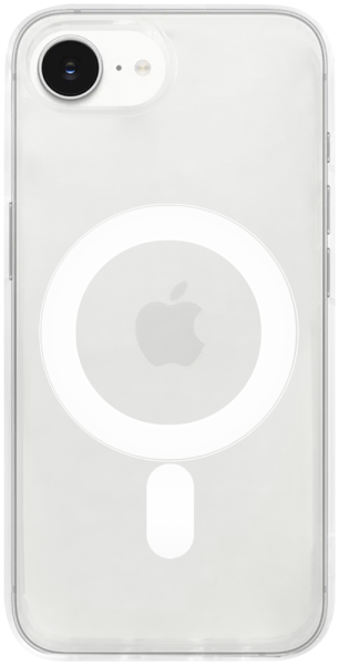 Apple iPhone 16e (SE 2025) szilikon tok gyári MagSafe átlátszó