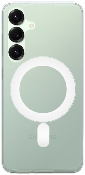 Samsung Galaxy S25 (SM-S931B) szilikon tok gyári MagSafe átlátszó