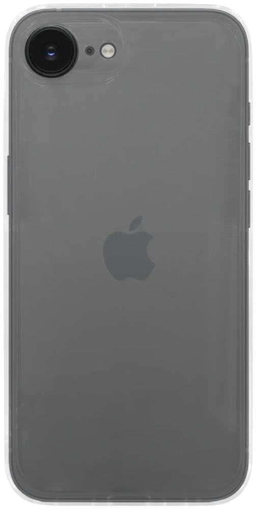 Apple iPhone 16e (SE 2025) szilikon tok közepesen ütésálló kameravédővel átlátszó