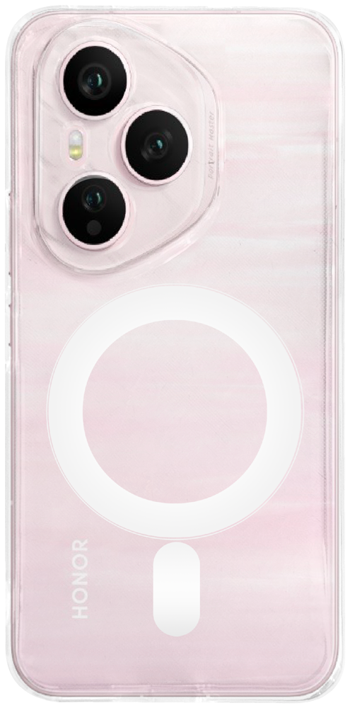 Honor 400 Pro szilikon tok gyári MagSafe kameravédővel átlátszó