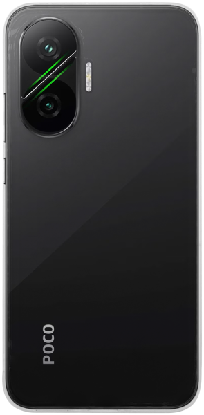 Xiaomi Xiaomi Poco F7 5G szilikon tok közepesen ütésálló kameravédővel átlátszó